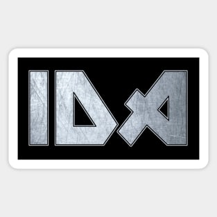 Heavy metal Ida Sticker